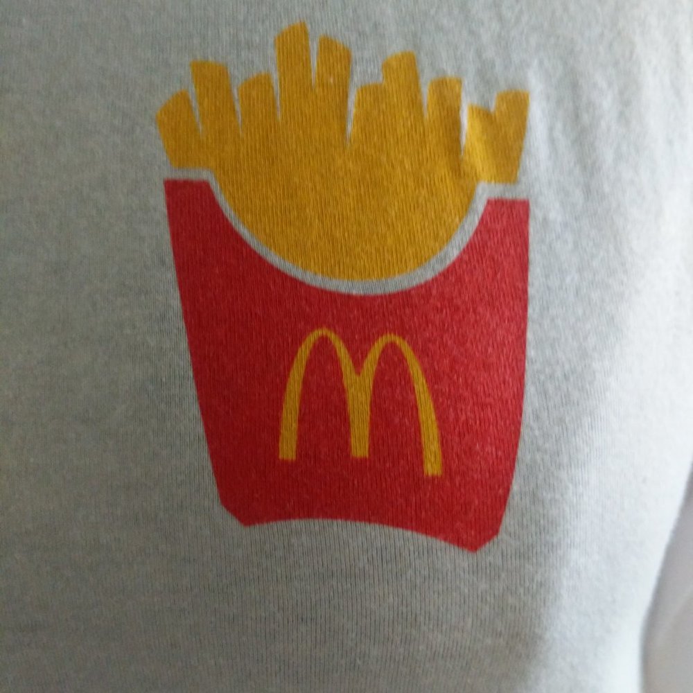 McDonald's Long Sleeve Fries Shirt Size Small - Picture 2 of 5